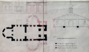 План храма. 1854 год